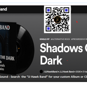 Own the Sound - Search  the “JJ Hawk Band” for your custom Album or CD experience!